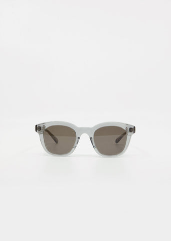 B0014 Sunglasses — Clear Grey / Peridot, Brown