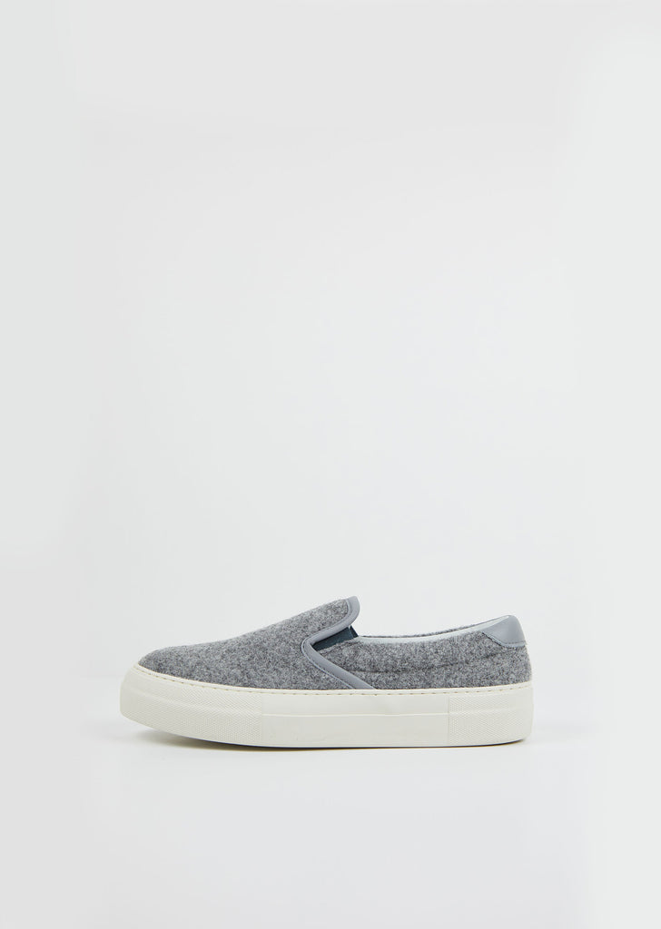 Fargo Felted Wool Sneakers — Grey