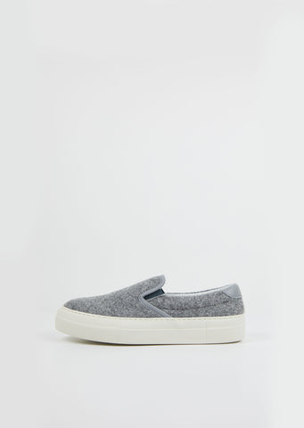 Fargo Felted Wool Sneakers — Grey
