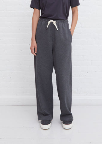 Taptoe Cotton Fleece Sweatpant — Anthracite Melange