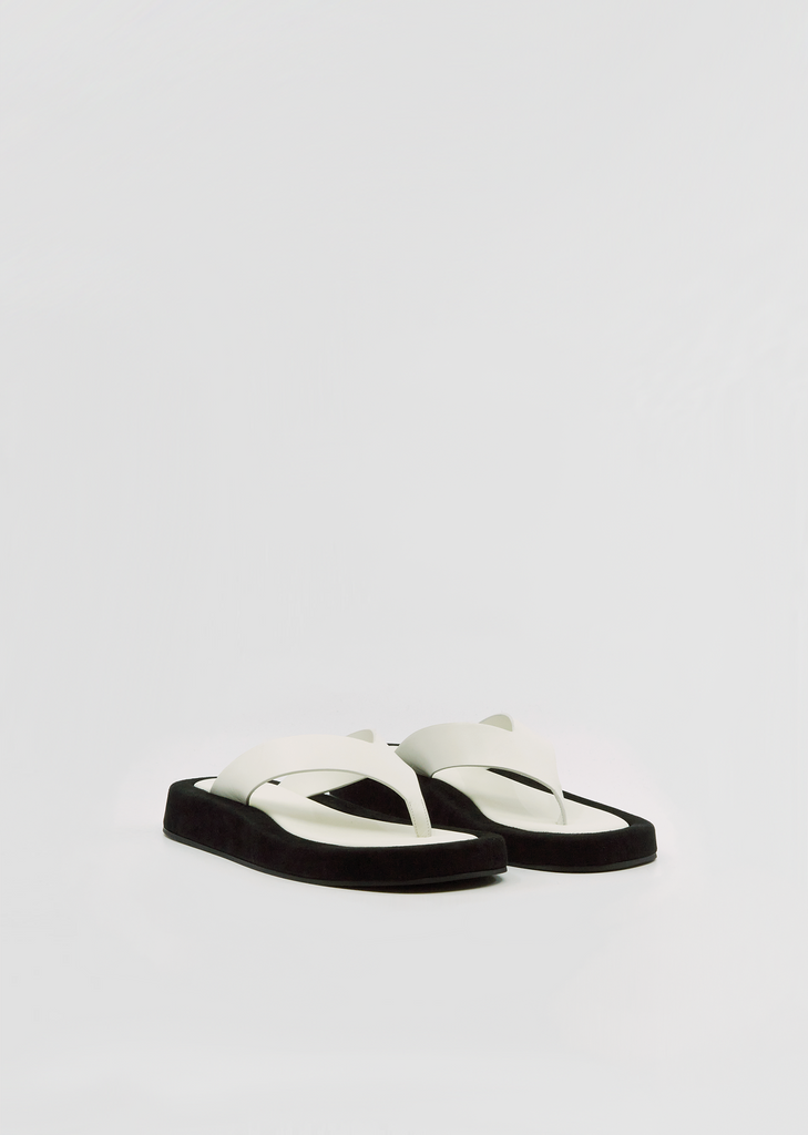 Ginza Sandal — Natural / Black