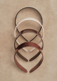 Thin Bessette Headband — Ivory