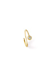 Unity One-Stone Hoop Earring 03