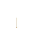 Half Pearl Chain Earring 135°