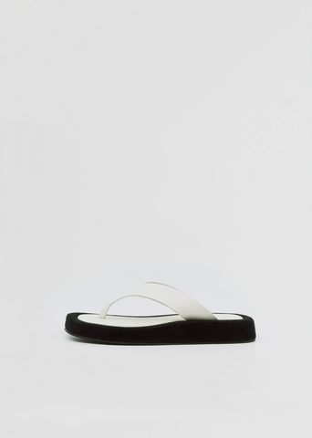 Ginza Sandal — Natural / Black