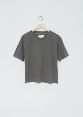 Cotton-Linen Simple T-Shirt