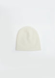 Double Crown Beanie — Raw White