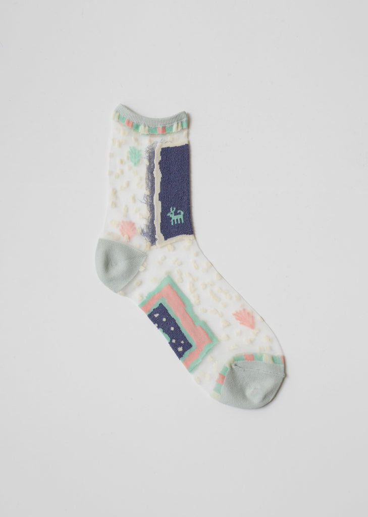 Gabbeh See-Through Socks