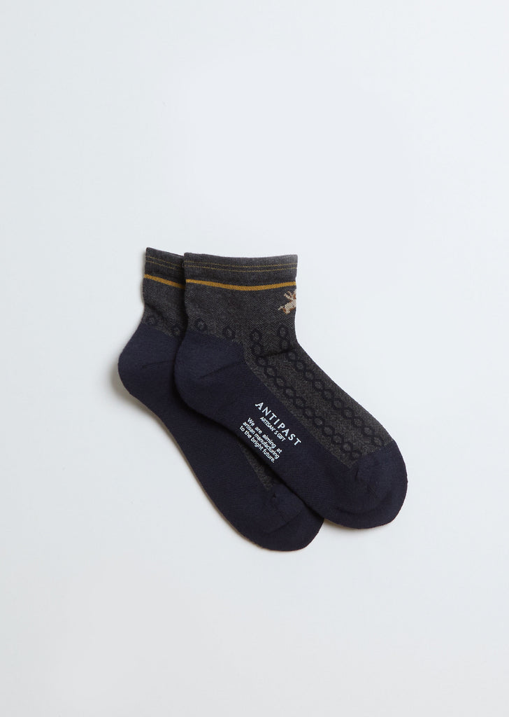 Compression Cotton Socks —Navy