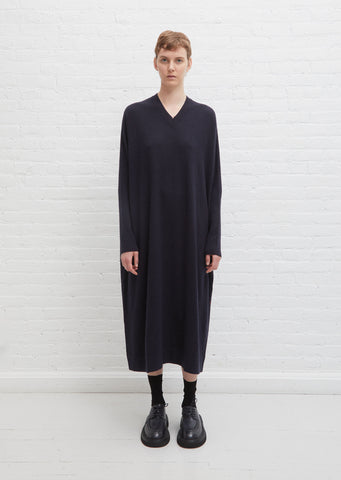 Woolang Knit V-Neck Dress
