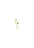 One-Stone Hoop Earring 02
