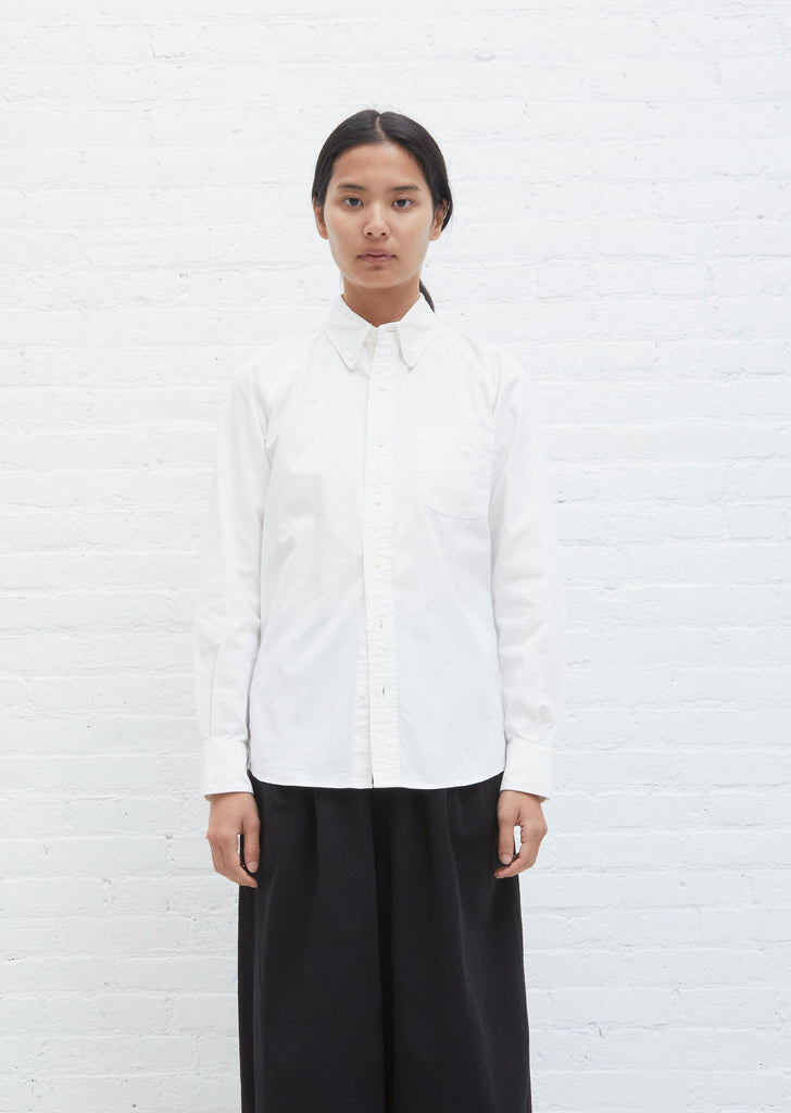 Cotton Oxford Raglan Sleeve Shirt
