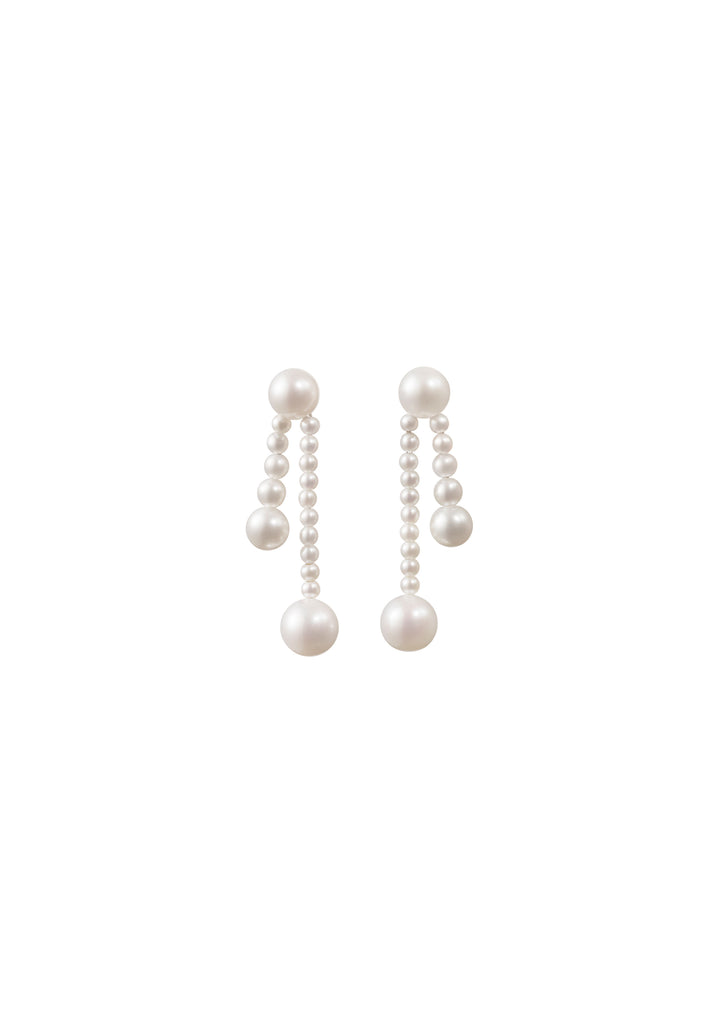 Ruban de Perle Earrings, Pair