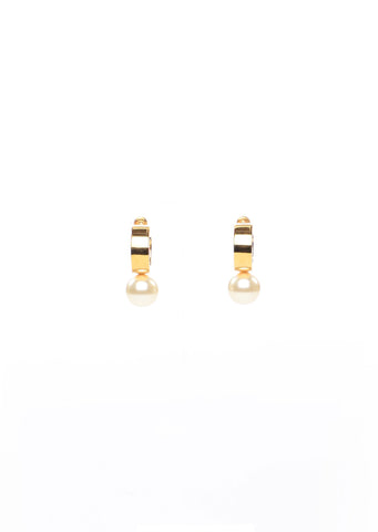 Pearl Hoop Earring