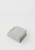 Striped Terry Bath Towel — Racing Green