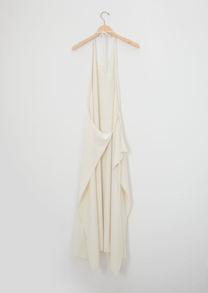 Raw Silk Apron Dress