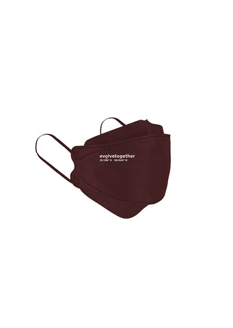 KN95 Masks Pack of 5 — Burgandy