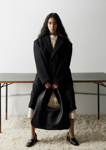 美品the row bag (正規品) 90's Bag Black in Leather – The Row