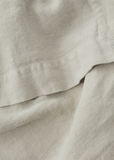 Linen Bedspread — Sand Grey