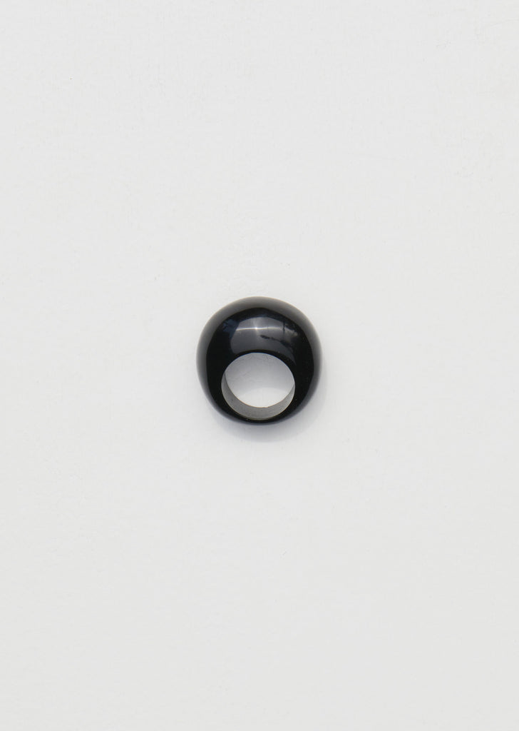 Onyx Donut Ring