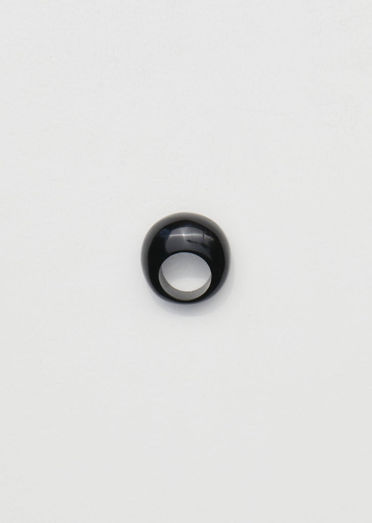 Onyx Donut Ring