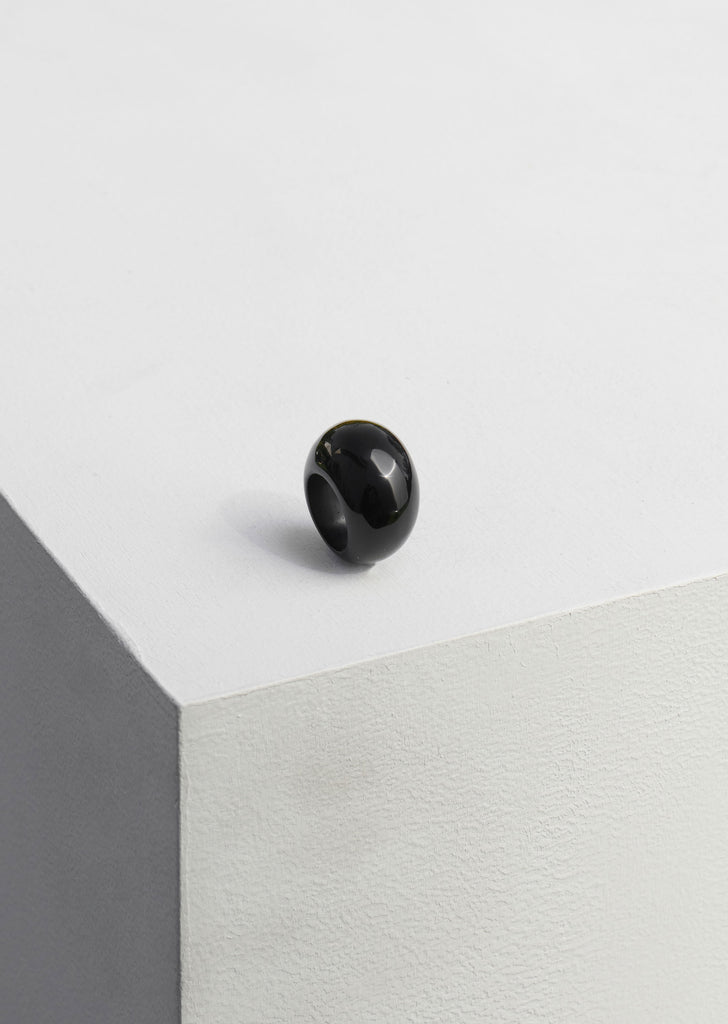 Onyx Donut Ring
