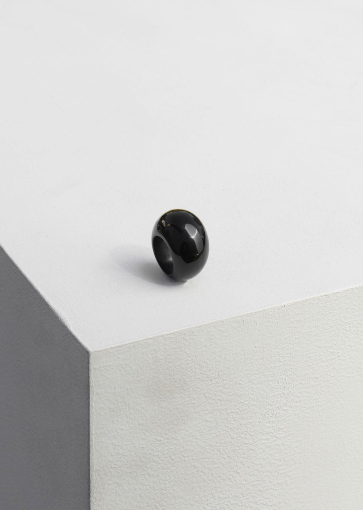 Onyx Donut Ring
