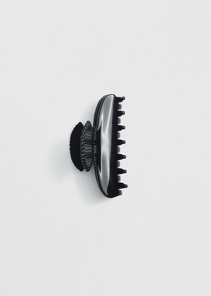 Small Fan Shell Claw — Noir