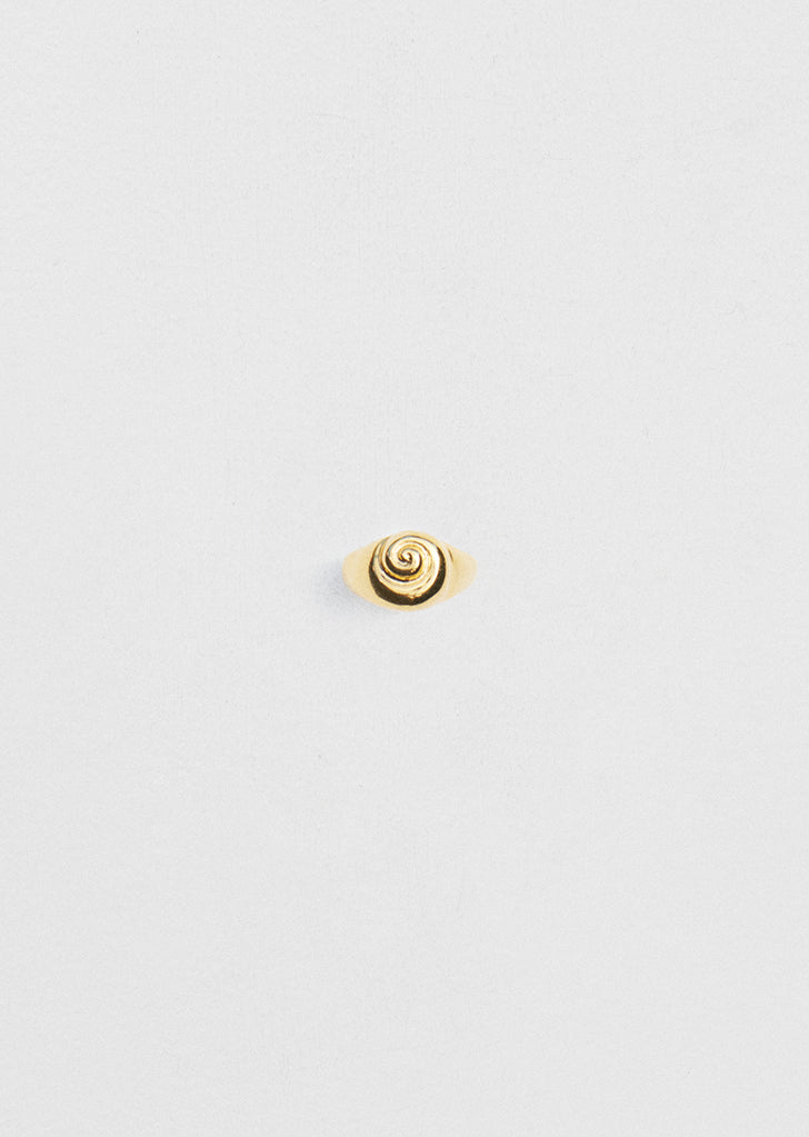 Gold Small Nautilus Ring