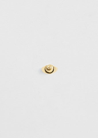 Gold Small Nautilus Ring