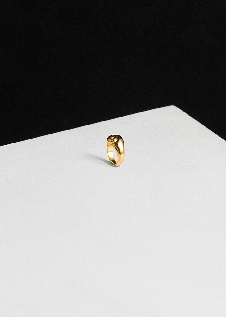 Gold Small Nautilus Ring