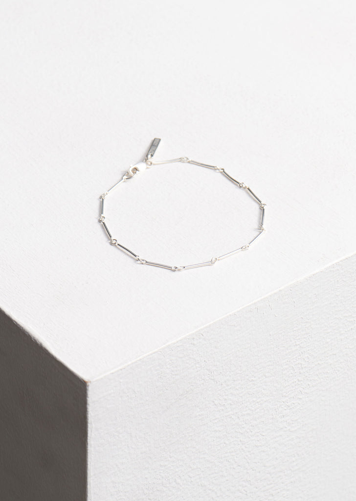 Bar Chain Bracelet — Silver