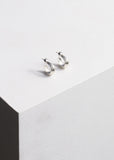 Small Blondeau Hoops — Silver