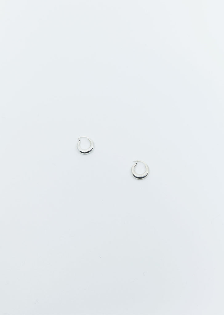 Tiny Essential Hoops — Silver