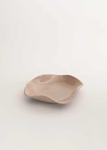Small Petal Plate — Almond
