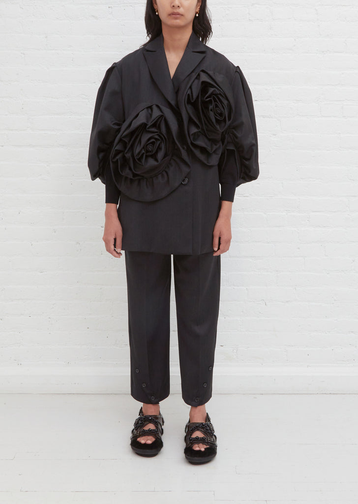 Exaggerated Rose Flower Jacket