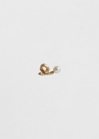 Twig Earring With Akoya Pearl