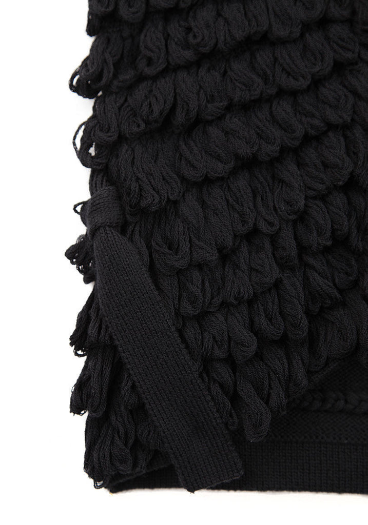 Handknit Vest w/ Tie