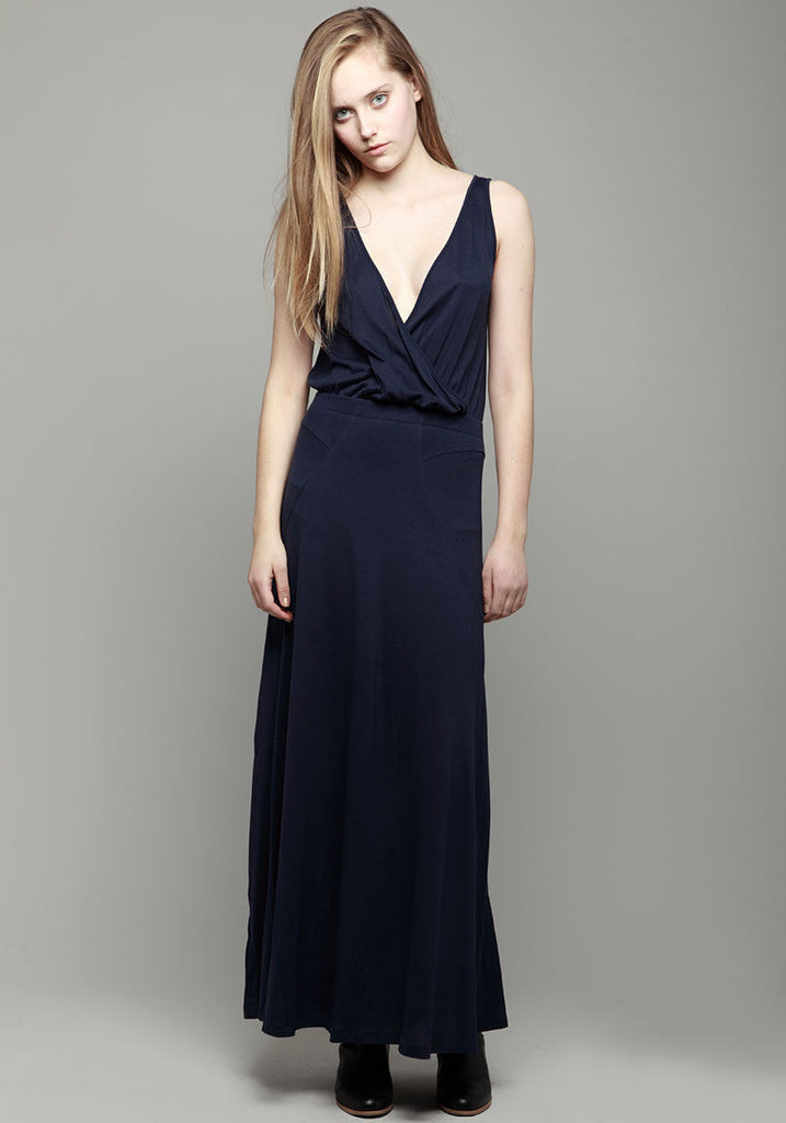 Seamed Maxi Dress