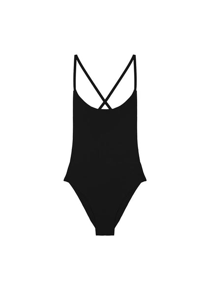 ワンピース水着 LIDO SS25 UNO CROSS STRAP (UNO BLACK) Lido Black Uno One-Piece Swimsuit Lido
