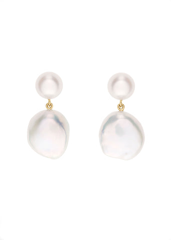 Venus Blanc Earrings, Pair