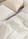 Queen Percale Pillow Sham — Broken White