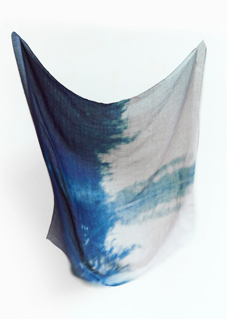 Exclusive Silk Cashmere Scarf — Landscape