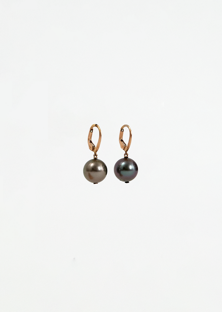 Momo Pearls Rose Gold Earrings