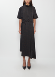 Fluid Leopard x Suiting Dress