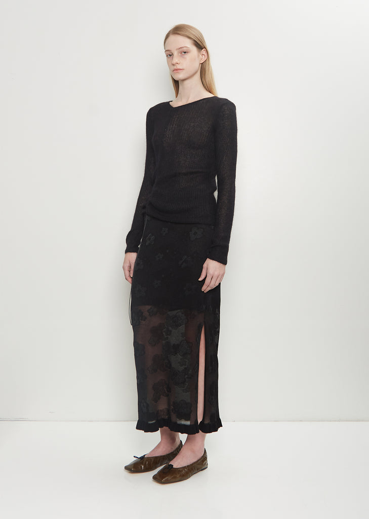 Mohair Ussi Pullover — Black