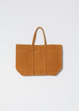 Washed Canvas 6 Pockets Tote M — Mustard