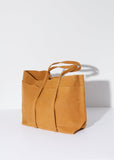 Washed Canvas 6 Pockets Tote M — Mustard