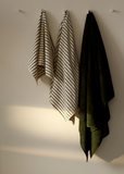 Hand Towel — Racing Green Stripes