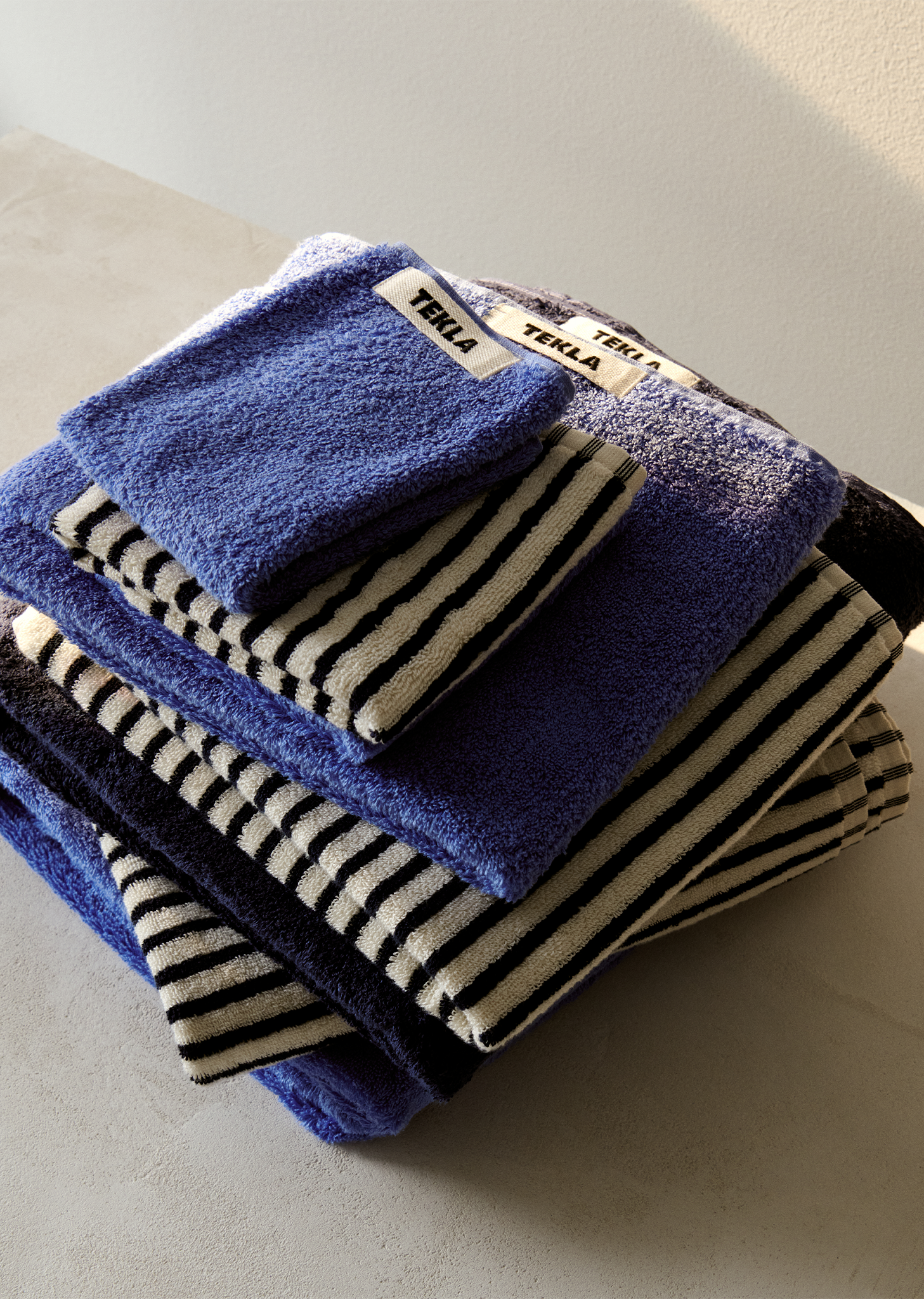 Bath Towel — Clear Blue – La Garçonne Bath Towel — Clear Blue – La Garçonne